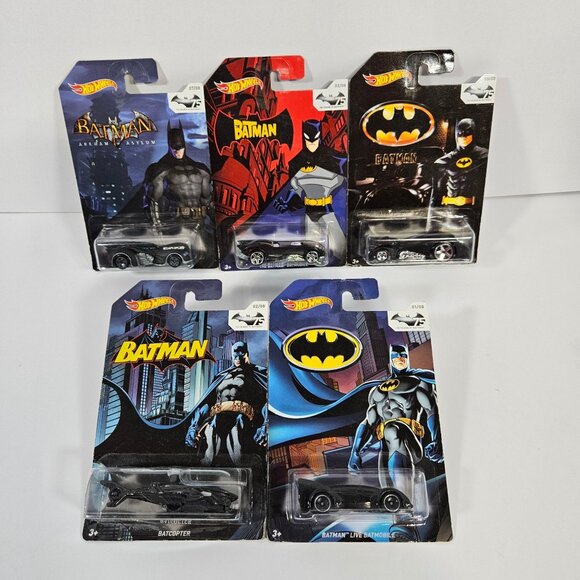 Hot Wheels 2014 Collectible 75 Years of Batman 5 Die-Cast Vehicles (Lot 11) - Picture 11 of 11